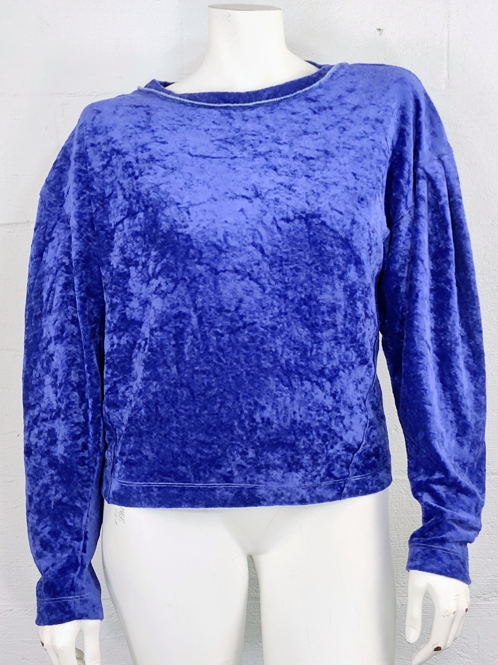 We The Free Milan Crushed Velvet Long Sleeve Top
